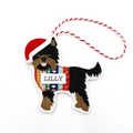 Yorkshire Terrier Christmas Decoration
