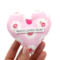 Personalised Floral Heart Decorations