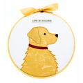 Life Is Golden Hoop Art