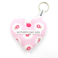 Personalised Floral Heart Keyrings