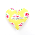 Personalised Floral Heart Decorations