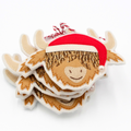Highland Cow Christmas Decoration