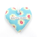 Personalised Floral Heart Decorations