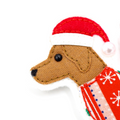 Jack Russell Christmas Decoration