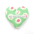 Personalised Floral Heart Decorations