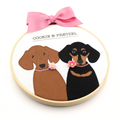 Custom Pet Keepsake Hoop Art