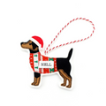 Jack Russell Christmas Decoration