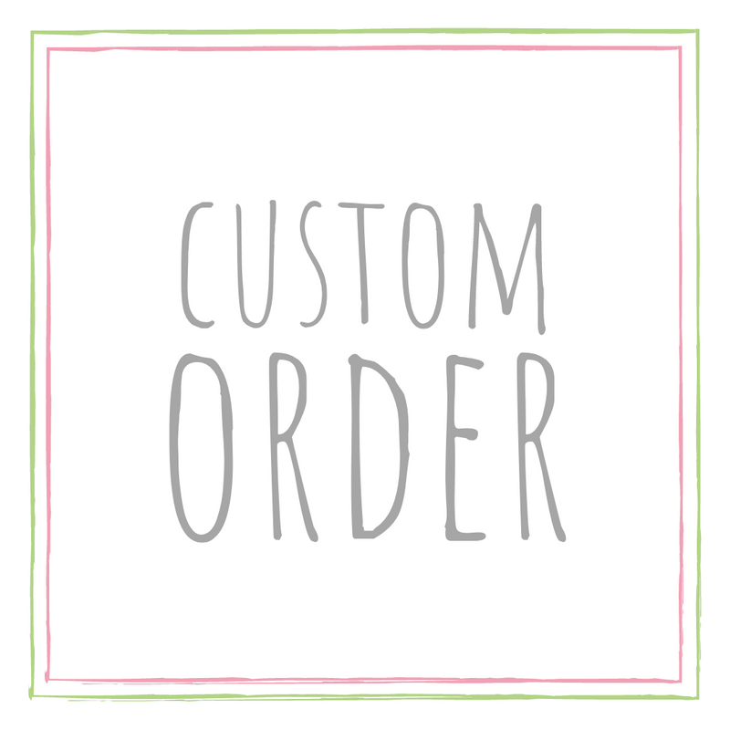 Custom Order Hoop Art