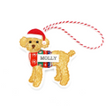 Miniature Toy Poodle Christmas Decoration