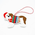 Bulldog Christmas Decoration
