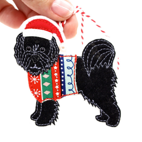 Tibetan Terrier Christmas Decoration