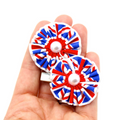 Red/White/Blue Brooch & Hairclip