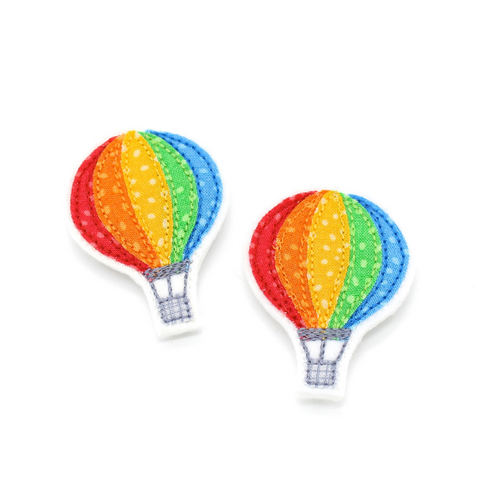 Rainbow Hot Air Balloon Magnets
