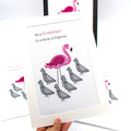Flamingo Textile Art