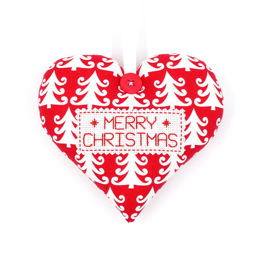 Merry Christmas Heart Decoration