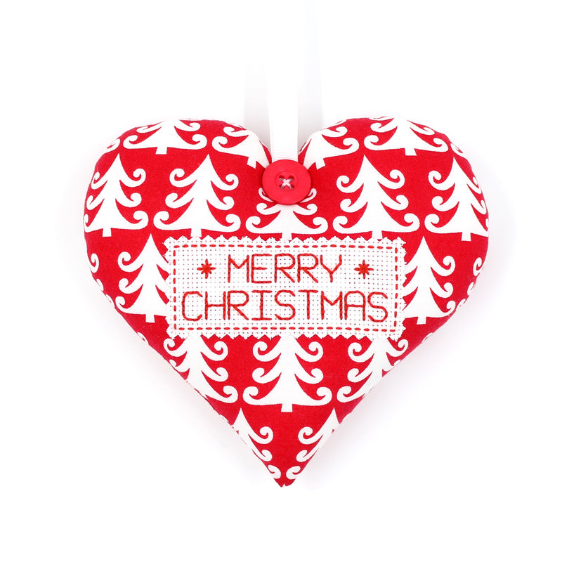 Merry Christmas Heart Decoration - MC1