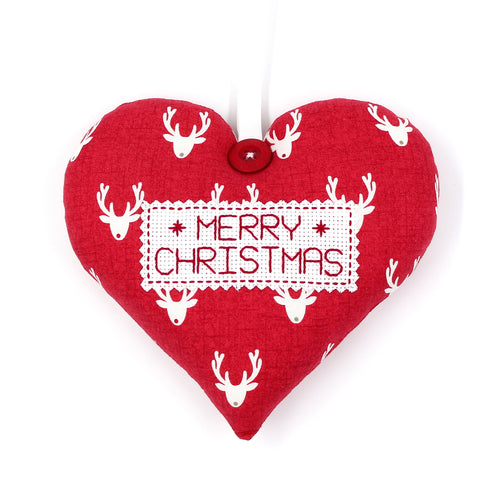 Merry Christmas Heart Decoration