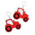 Red Tractor Bag Tag